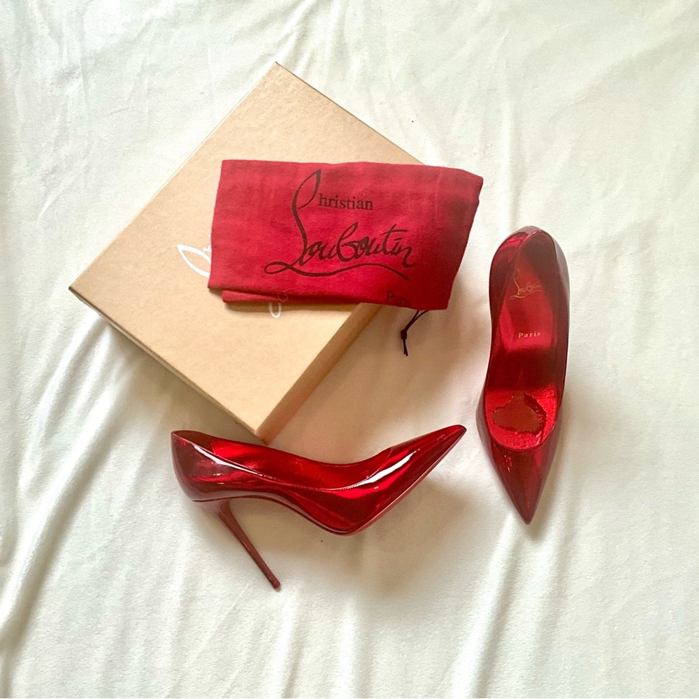 Christian Louboutin Red Patent Leather Heels